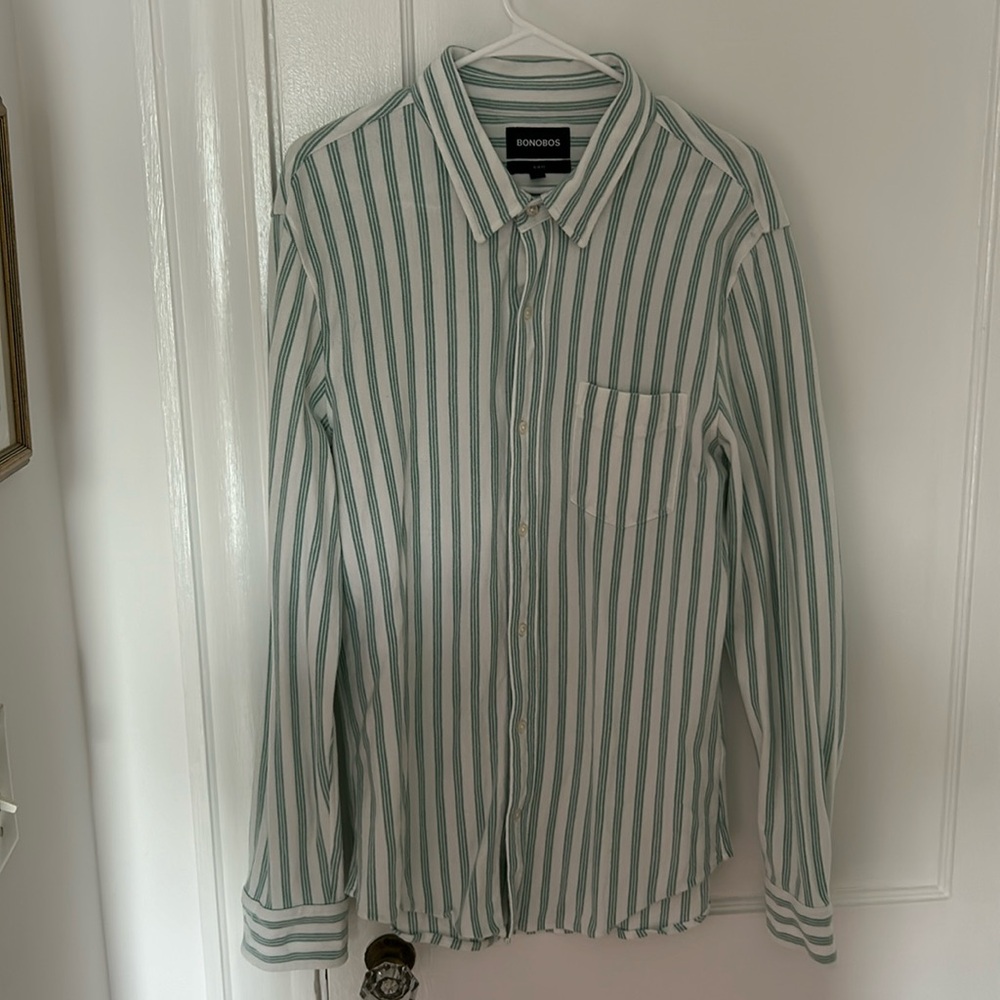 Large Slim Fit Bonobos Knit Oxford Shirt